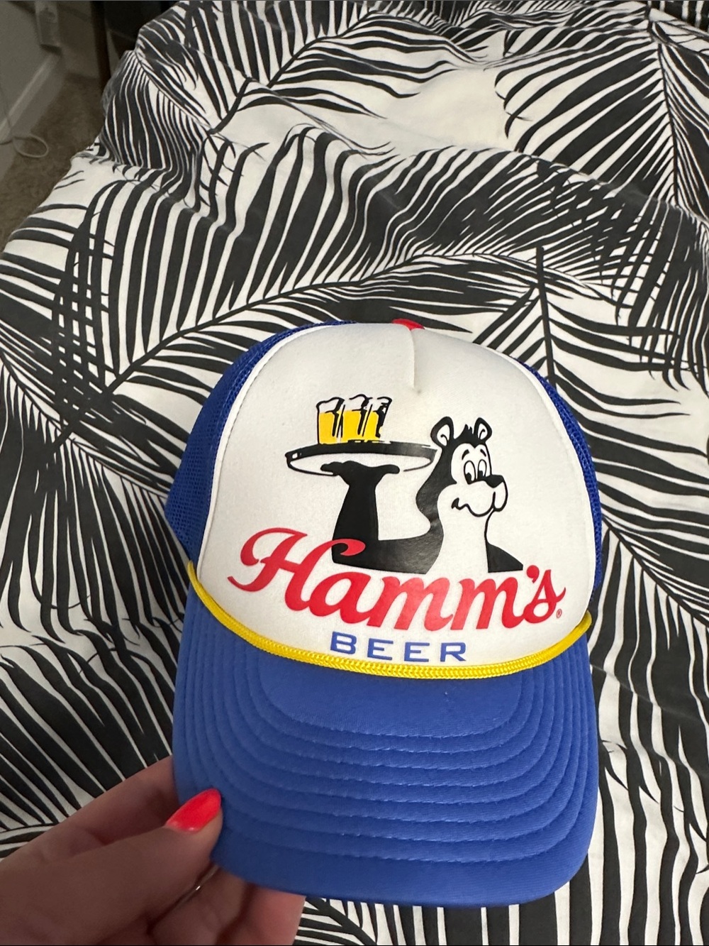 Beer Blue Foam Trucker Hat -